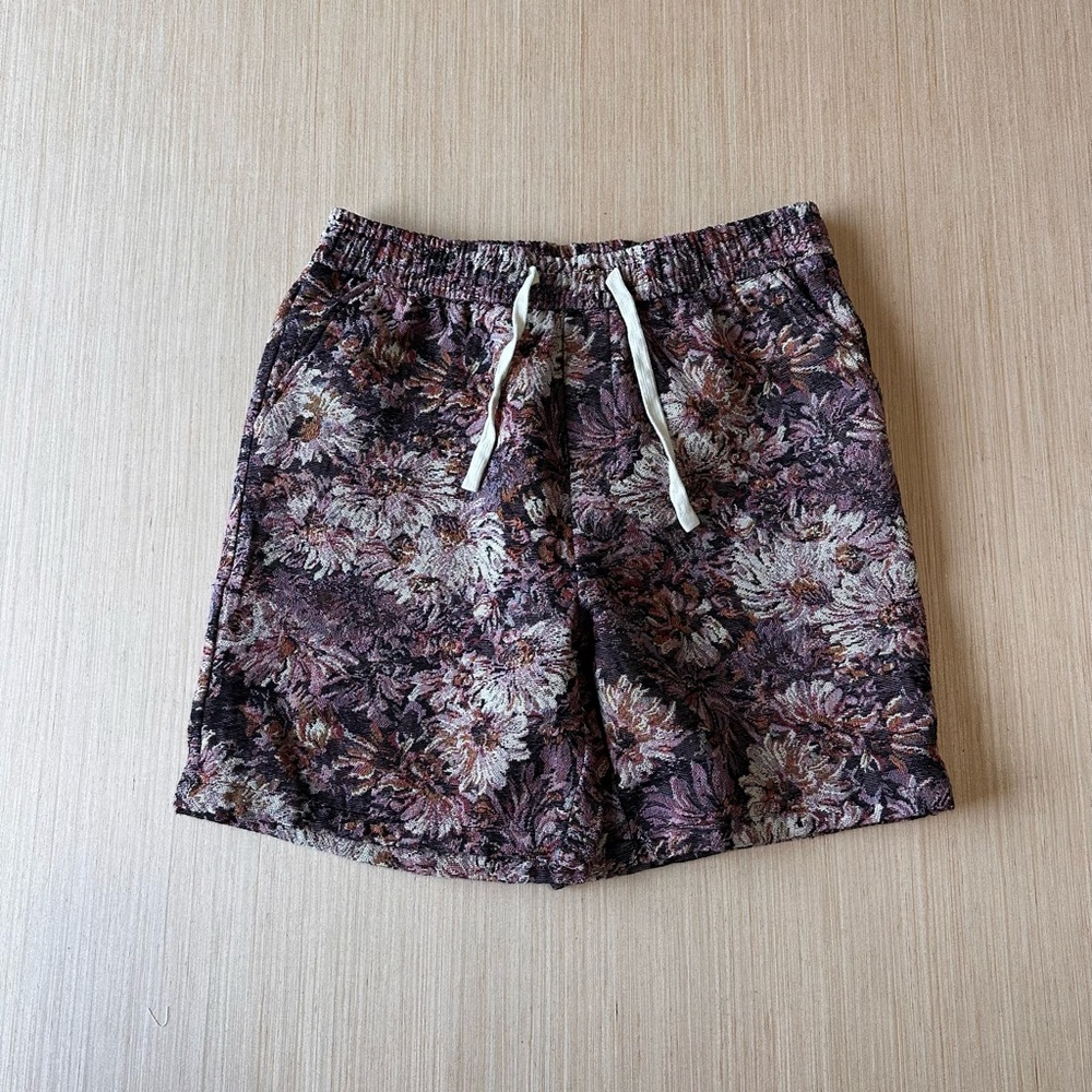 Manfinity Tapestry Drawstring Shorts